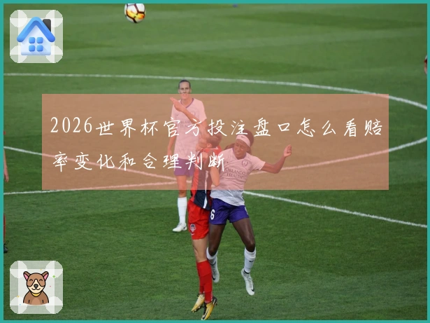 2026世界杯官方投注盘口怎么看赔率变化和合理判断