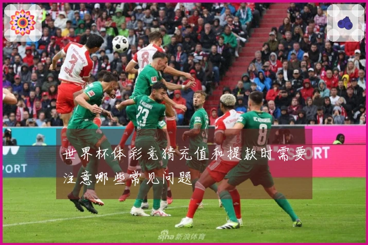 世界杯体彩竞猜充值和提款时需要注意哪些常见问题