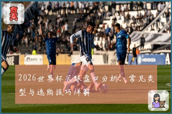 2026世界杯买球盘口分析：常见类型与选购技巧详解