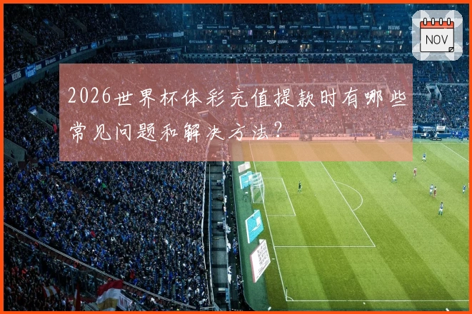 2026世界杯体彩充值提款时有哪些常见问题和解决方法？