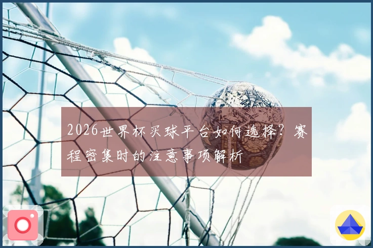 2026世界杯买球平台如何选择？赛程密集时的注意事项解析